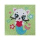 thumbnail image 2 of Cuadros Decorativos Bricolaje diamante pintura completo redondo cristal taladro animal decoración para niños (DX057) Tmvgtek embutido en tela, 2 of 8