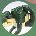 thumbnail image 4 of Juguete de dinosaurio giratorio y oscilante de 28CM con articulaciones móviles regalos verdes para niños, 4 of 9