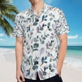 thumbnail image 5 of High Quality Hawaiian Shirts for Men Short Sleeve Aloha Beach Shirt Floral Summer Casual Button Down Shirts Blouses 4VUY28, 5 of 7
