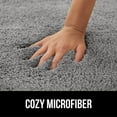 thumbnail image 4 of GORILLA GRIP Premium Bath Rug, Soft, Thick Bathroom Mat Rugs, Machine Washable, 24x17, Gray, 4 of 10