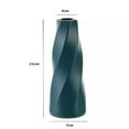 thumbnail image 2 of Practical Not Easily Deformed PE Durable and Sturdy Ceramic Look Vase Decorative Plastic Flower Vase Party Home Decor Nordic Style 03, 2 of 8