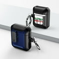 thumbnail image 1 of Duo Shield Secure Lock Designed For Apple AirPods Generation 1 & 2 With Hook, Blue/Black, 1 of 7