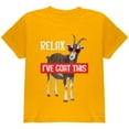 thumbnail image 1 of Relax J'ai une Chèvre T-Shirt pour Jeunes, 1 of 1