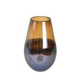 thumbnail image 1 of Sagebrook Home Glass, 9" Handmade Oval Vase,Brown, 1 of 1