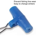 thumbnail image 4 of Sinker Slides for Fishing, Sinker Weight Silder Line Slide Sleeve Swivel Duo Lock Snaps for Saltwater Surf Bottom Fishing Fish Fider Rig Catfish Rig Blue Duo-Lock Snap 30 Pack Blue Duo-Lock Snap, 4 of 7
