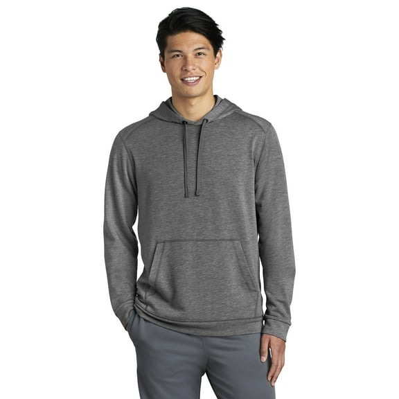 Sport-Tek Men's Tri-Blend Wicking Fleece Hooded Pullover