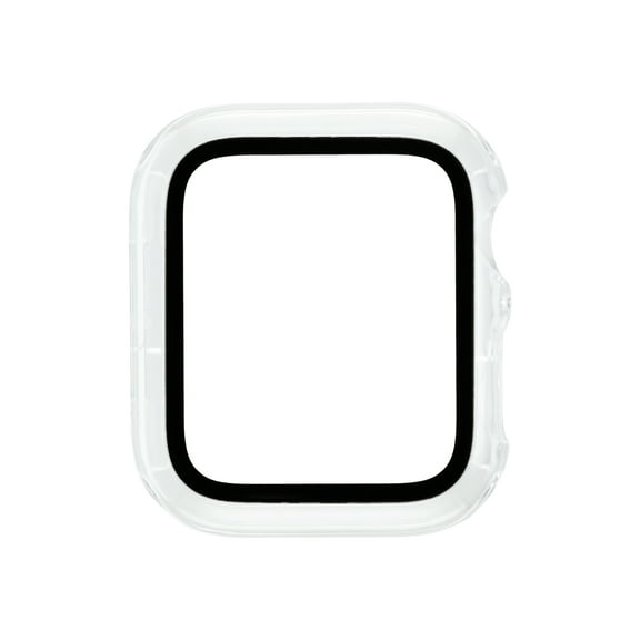 WITHit Full Protection Clear Bumper with Glass Screen Protection for 38mm Apple Watch