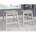 thumbnail image 2 of Signature Design by Ashley Skempton Modern 24" Counter Height Upholstered Barstool, Set of 2, 2 of 5