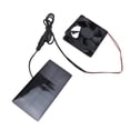thumbnail image 3 of 0.8W 4V Polycrystalline Solar-Powered Exhaust Fan Kit - IP65 Waterproof Mini Cooling Fan with 3000 RPM, Wire-Free Green Energy Solution for Greenhouses, RVs, Pet Houses, Utility Rooms & Home, 3 of 6