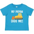 thumbnail image 3 of Inktastic Papaw Loves Me Grandson Truck Boys Baby T-Shirt, 3 of 5