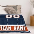 thumbnail image 4 of Chicago Throw Blanket Personalized for Men Women Youth Gifts, 4 of 6