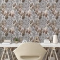 thumbnail image 2 of Ambesonne Bohemian Peel & Stick Wallpaper for Home, Dreamcatcher Pencil Print, 13"x36", Pale Brown and Dark Grey, 2 of 5