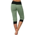 thumbnail image 4 of Penkiiy Women's Joggers Pants Baggy Lightweight Capri Pants Running Workout Athletic Cropped Sports Pants Soft Lounge Pajams Pants 3XL Army Green, 4 of 7