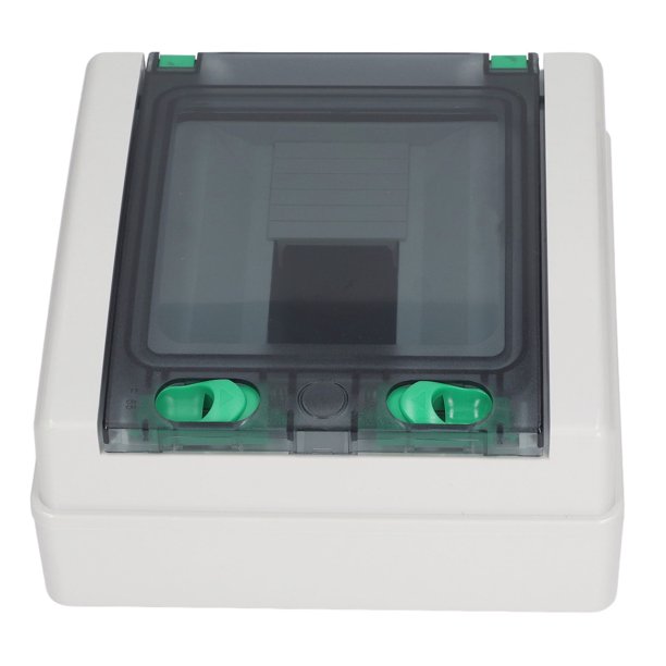 Caja De Disyuntores, Caja De Protección De Distribución De Instalación En Riel DIN Cubierta Transparente De Alta Seguridad 8 Vías IP65 Impermeable Para El Hogar
