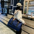 thumbnail image 1 of Xihbxyly Bolsa de Gimnasio Impermeable con Compartimentos para Zapatos y Ropa Mojada, Ligera y Duradera, Multiusos para Gimnasio, Deportes y Viajes, 46 X 28 X 25 Cm, Unisex., 1 of 5