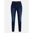 thumbnail image 5 of No Boundaries High Rise Skinny Ankle Jeans, 26.5" Inseam, Women's Sizes 00-20, 5 of 5