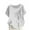V_White, variant on Scyoekwg Solid Color Cotton Linen Plus Size Tops for Women Summer Casual Buttons Round Neck Roll Up Short Sleeve T Shirts Loose Fit Blouse #A=Navy L