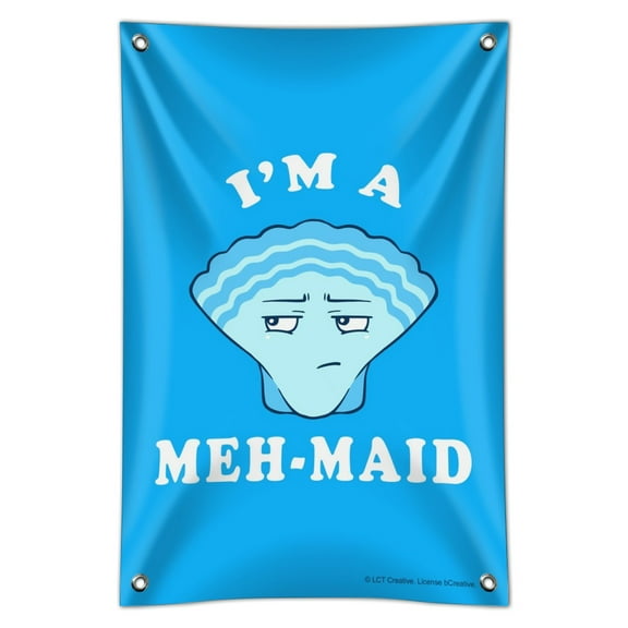 I'm a Meh-Maid Funny Humor Home Business Office Sign
