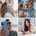 thumbnail image 5 of iPhone 13 Pro Case,[Military Grade Drop Protection] [Anti-Scratch Microfiber Lining] Silicone Shockproof Protective Phone Case Slim Thin Cover 6.1 inch, Blue, 5 of 5