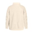 thumbnail image 4 of YYDGH Womens Zip Up Sweatshirts Jackets Long Sleeve Casual Loose Outwear with Pockets Beige L, 4 of 8
