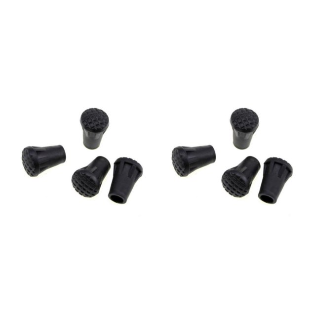 Transemion 4X Couvre-Canne Béquilles Réglables Outils de Randonnée Remplacement Accessoires de Camping en Plein Air 2Set