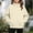 Beige, variant on luawuai Girls Full Zip Sweatshirt Jacket with Pockets, Pink, Size 9-10 Years