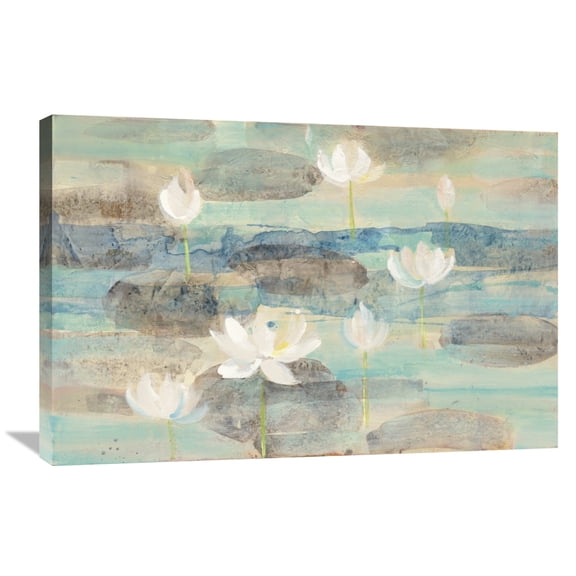 Global Gallery Albena Hristova 'Water Lilies' Canvas Wall Art