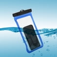 thumbnail image 4 of Unique Bargains 2 Pcs Mobile Waterproof Bag Blue Universal Waterproof Case Compatible for Phone 5.51"x10.43", 4 of 6