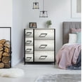 thumbnail image 2 of Sorbus 7 Drawer Dresser Storage Chest for Kids Bedroom with Fabric Bins Rustic Beige, 2 of 5