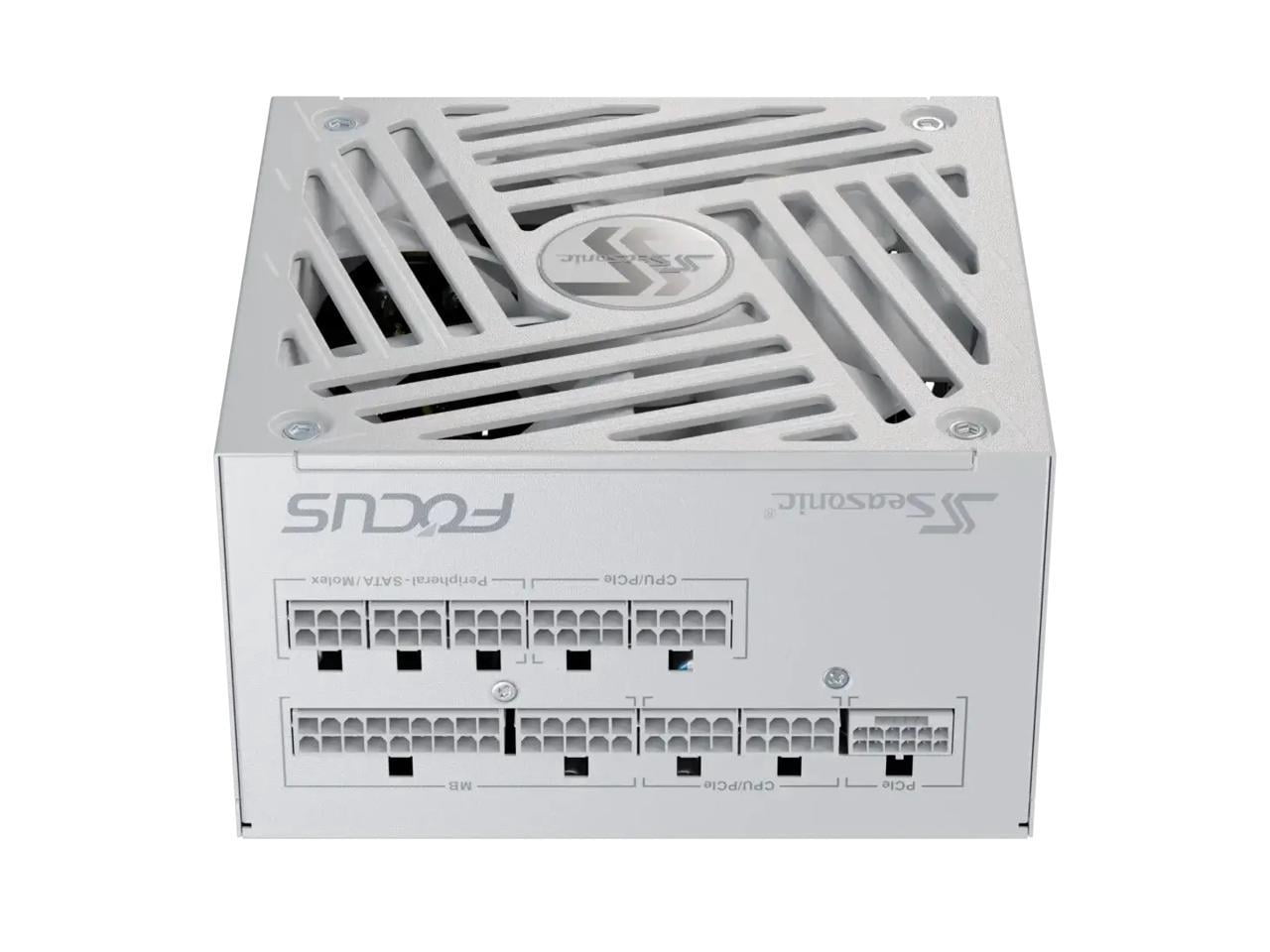 Seasonic FOCUS GX 750W Power Supply ATX 3.1 PCIe 5.1 (12V-2x6) Cybenetics Platinum Fully Modular RTX 5070 Ti AMD RX 9000 Ready White