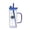 B!, variant on Acrylic Drinking Glasses, Reusable Tumblers Drinkware Unbreakable Water Glasses Cups Stackable & Dishwasher Safe for Home Outdoors Restaurant, Light Blue 1.97X2.99X3.86Inch Home Decor Happy Day!