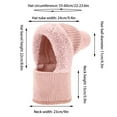 thumbnail image 3 of KANG Winter Warmth Fleece Lined Scarf Hat For Cold Weather Outdoor Activities Thermal Face, 3 of 5