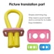 thumbnail image 3 of Maojin Toy Story Juguetes Juego de Conectores de Manga para Conector de Fideos para Piscina, Conector de Espuma para Fideos para Piscina con Orificios Cruzados, Junta de conexión para, 3 of 7