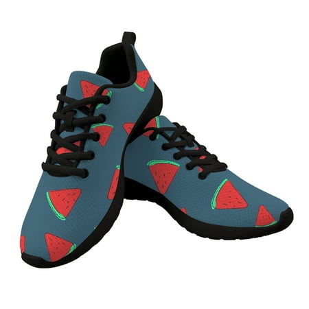 

2022 Men Running Sport Shoes Watermelon Print Women Lightweight Breathable Sneakers Male Trainers Footwear Outdoor Walking Shoes