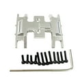 thumbnail image 1 of fastboy Aluminum Alloy Skid Plate Gear Box Mount For 1/24 Axial SCX24 Crawler RC Hop-ups Silver, 1 of 6