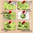 thumbnail image 2 of Máquina Limpieza Pinceles Con Botón Drenaje para Adultos Y Artistas () Verde, 2 of 9