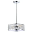 thumbnail image 5 of Eudocia 13 in. 2-Light Indoor Polished Chrome Finish Chandelier with Light Kit, 5 of 5