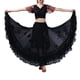 thumbnail image 1 of Falda de baile de salón latino para mujer, vestido de tango, patinaje, lentejuelas, ropa de baile Negro, 1 of 9