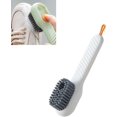 thumbnail image 1 of Cepillo de limpieza multifunción 2 en 1, cepillo de limpieza con dispensador de jabón, nuevo cepillo de limpieza 2024 con dispensador de jabón con gancho, para limpieza de ropa y zapatos, 1 of 7
