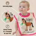thumbnail image 2 of LazyOne Animal-Print Baby Bibs, Cute Baby Shower Gifts, One Size, Horse, Farm (Hay I'm Hungry!, ONE SIZE), 2 of 4