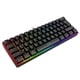 thumbnail image 5 of Teclado pequeño con cable para juegos de escritorio, portátil y k401 de 61 teclas, teclado luminoso RGB, 5 of 6