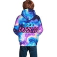 thumbnail image 2 of Ben Azelart Stay Wild Hoodies Pullover For Boys Girls 3d Printed Hooded Sweatshirt Long Sleeves X-Large, 2 of 7