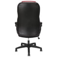 thumbnail image 5 of OFM ESS Racing Style SofThread Leather High Back Office Computer Chair, Red, 5 of 13