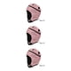 thumbnail image 5 of Toystoory EVA Portero Rugby Fútbol Fútbol Casco Rugby Sombrero Cabeza Protector Guardia Rosa Type1 NO1, 5 of 6