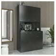 thumbnail image 5 of 70.87" Tall Wardrobe& Kitchen Cabinet, with 6-Doors, 1-Open Shelves and 1-Drawer for bedroom,Black, 5 of 9