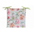 thumbnail image 1 of April Outdoor Tufted Chair Pad Ranunculus 16 x 16 - Set of 2, 1 of 4