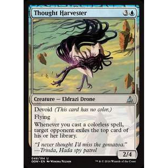 MtG Oath of the Gatewatch Uncommon Thought Harvester (Foil) #48