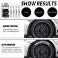 thumbnail image 4 of White Marker Pen  Tire Paint Marker Pen  Car Tire Graffiti Tracing Pen 4 Pack White Marker Pen Tire Paint Marker Pen Waterproof Oil Based Car Tire Graffiti Tracing Pen For Auto, 4 of 8