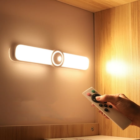 

MagicXflow Under Cabinet Lights Motion Sensor LED Light Indoor - Light Strips for Closet Kitchen Bathroom Pantry - Wireless Battery Operated Cabinet Lighting Peel and Stick Anywhere