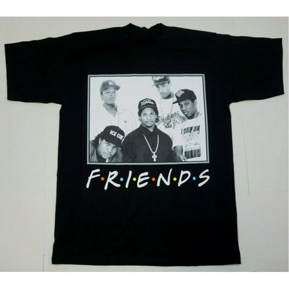 NWA Friends Hip Hop Rap Men's Tee T-shirt Black S-5XL